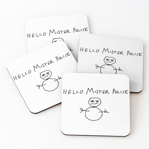 Item preview, The Snowman - Hello Mista Police Fan Art designed and sold by ParlaGoul.