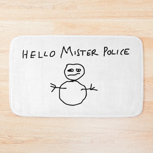 Item preview, The Snowman - Hello Mista Police Fan Art designed and sold by ParlaGoul.
