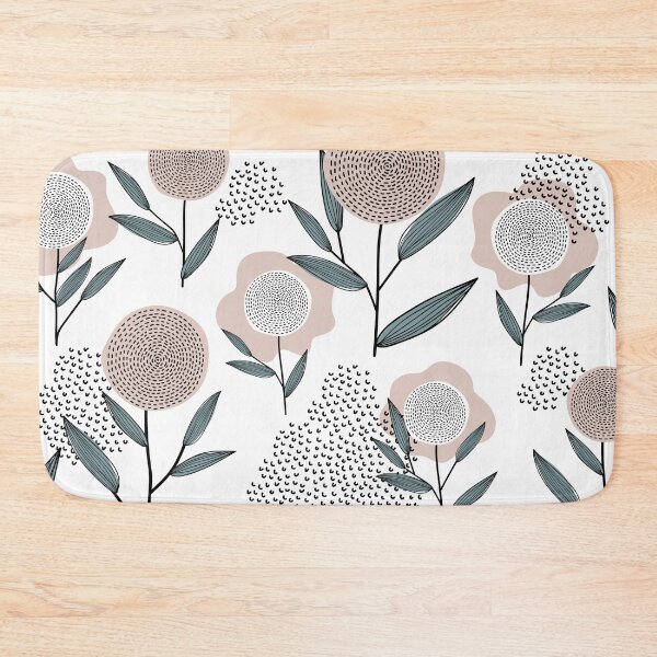 Item preview, Scandinavian Floral Pattern designed and sold by SoccaTamam.