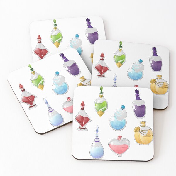 Item preview, Potion Bottle stickers designed and sold by Phosph0rescence.