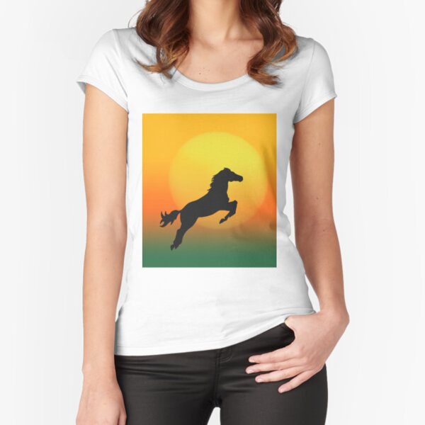 Jumping Fitted Scoop T-Shirt