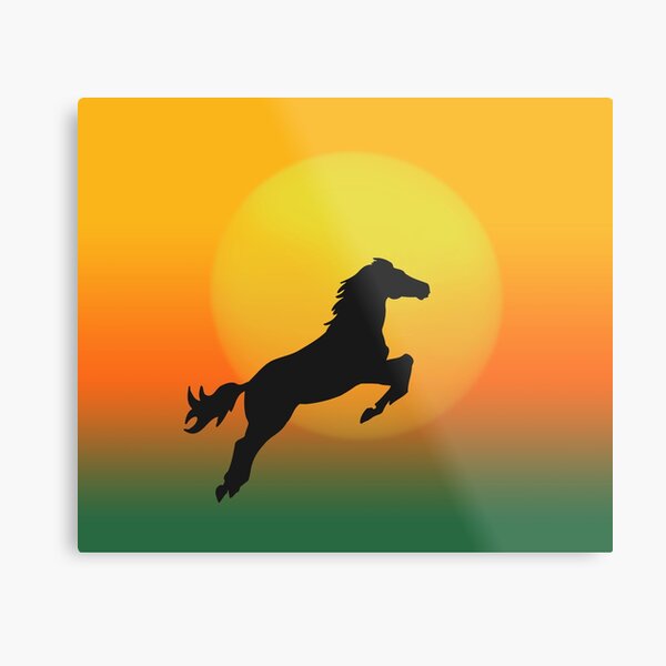 Jumping Metal Print