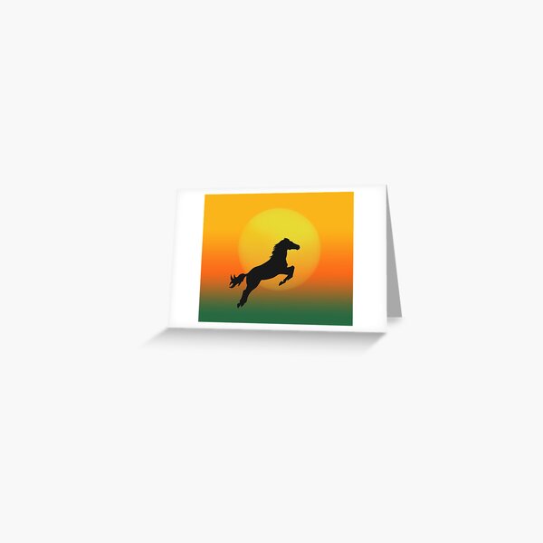 Jumping Greeting Card