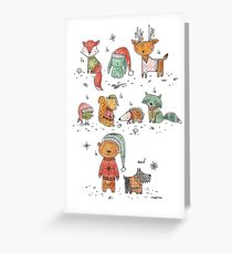 Woodland Christmas Greeting Card