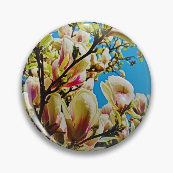 Item preview,  Magnolia flowers in watercolor designed and sold by NatureGo.