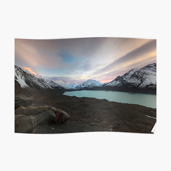 Tasman Glacier Poster