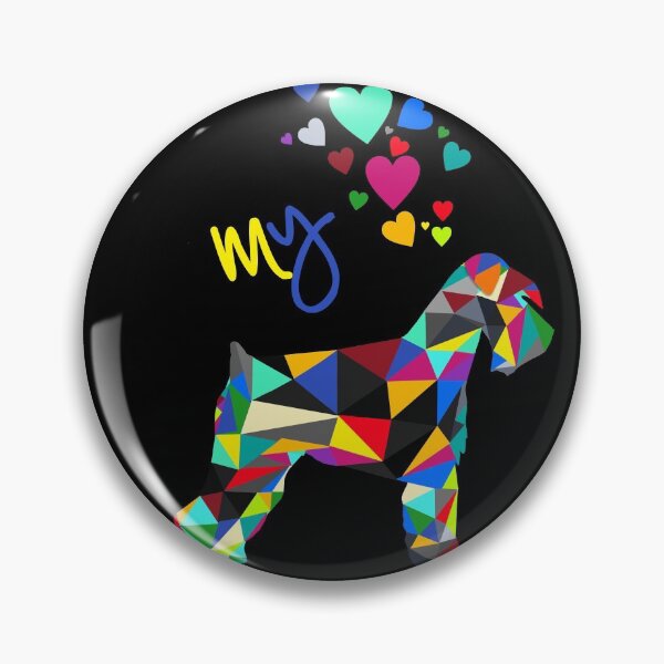 Item preview, I love my schnauzer (not cropped ears) black designed and sold by monicamarcov.