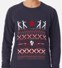 Zombie Christmas Shirt Lightweight Sweatshirt