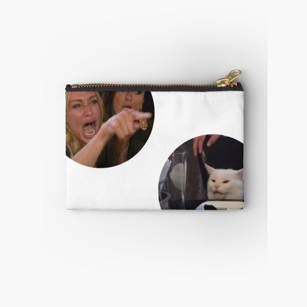 Item preview, woman yelling at a cat designed and sold by woollymonkey.