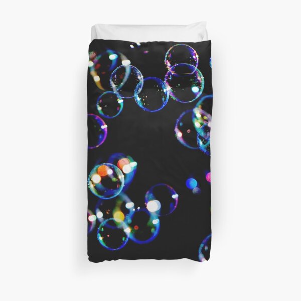 Soap Film Bubbles Duvet Cover
