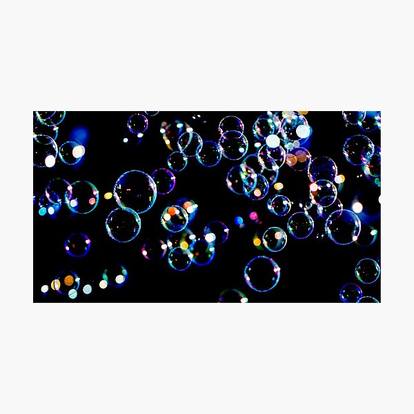 Soap Film Bubbles Photographic Print