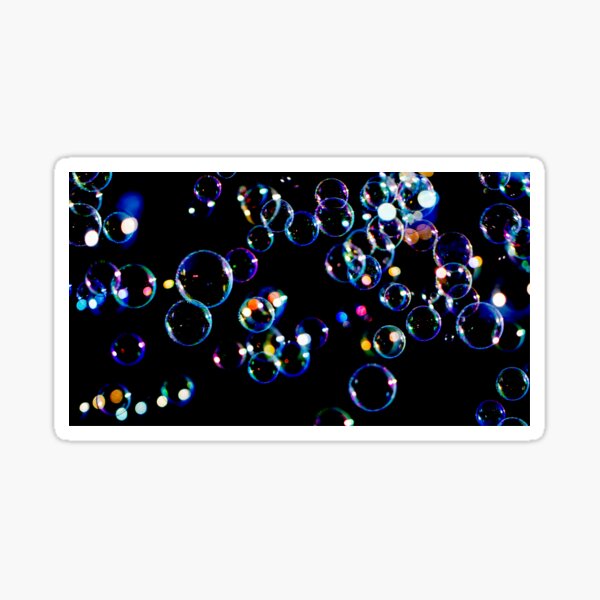 Soap Film Bubbles Sticker