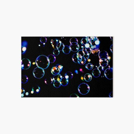 Soap Film Bubbles Art Board Print