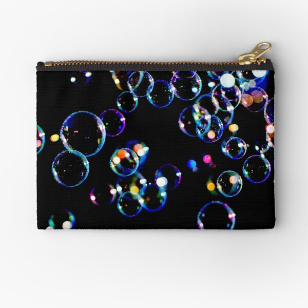 Soap Film Bubbles Zipper Pouch