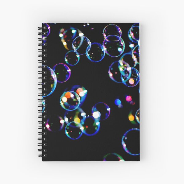 Soap Film Bubbles Spiral Notebook