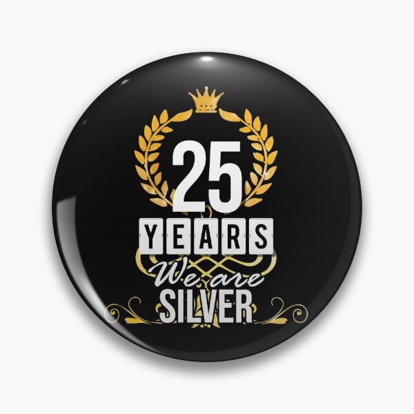 Item preview, 25 years! Silver wedding anniversary designed and sold by Cutebutfunny.