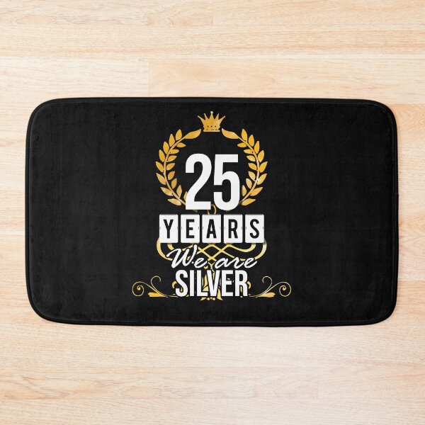 Item preview, 25 years! Silver wedding anniversary designed and sold by Cutebutfunny.