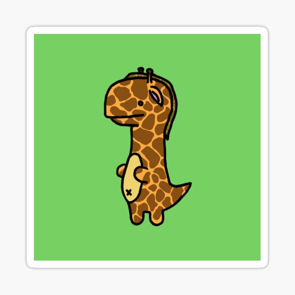 Green Giraffe Stickers for Sale Redbubble