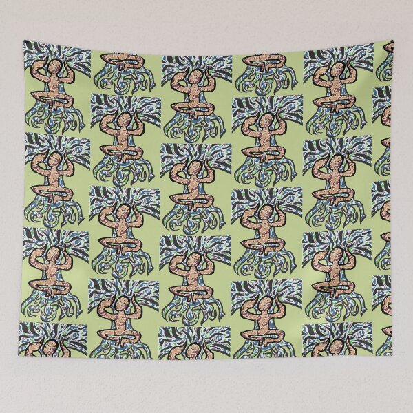 Item preview, Yoga Man designed and sold by Lozzie Eliza Designs.