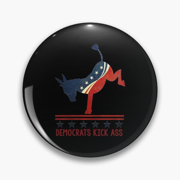 Item preview, Democratic Donkey, Democrats Kick Ass Retro Shirt, Gift designed and sold by UltimatePrintCo.