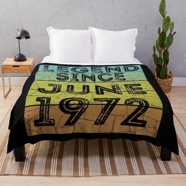 Item preview, Retro Vintage Legend Since June 1972 | Birthday Gift designed and sold by meedTee.