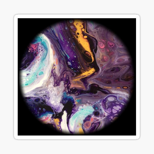 Fluid planet 4 Sticker