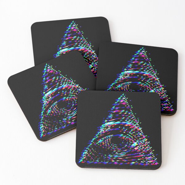 Item preview, Glitch Art Illuminati Triangle designed and sold by Dator.