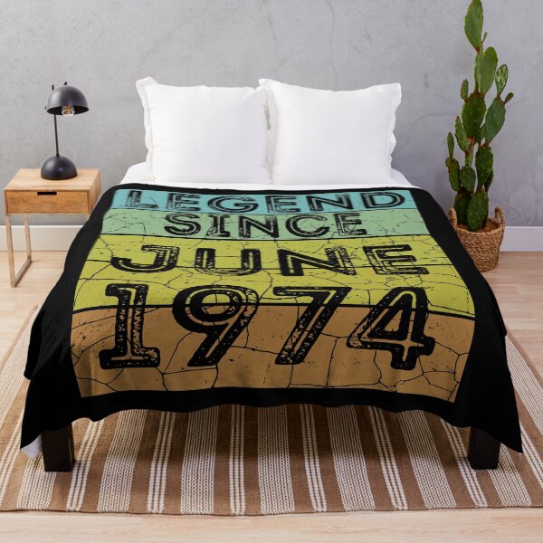 Item preview, Retro Vintage Legend Since June 1974 | Birthday Gift designed and sold by meedTee.