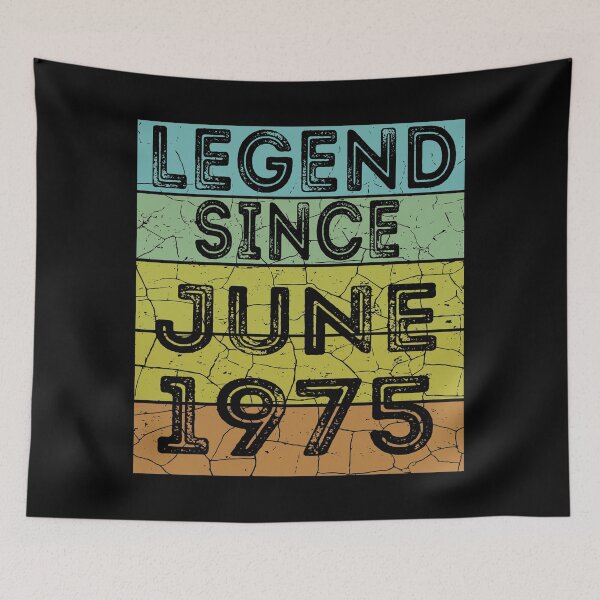 Item preview, Retro Vintage Legend Since June 1975  |  Birthday Gift  designed and sold by meedTee.