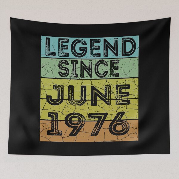 Item preview, Retro Vintage Legend Since June 1976 | Birthday Gift  designed and sold by meedTee.