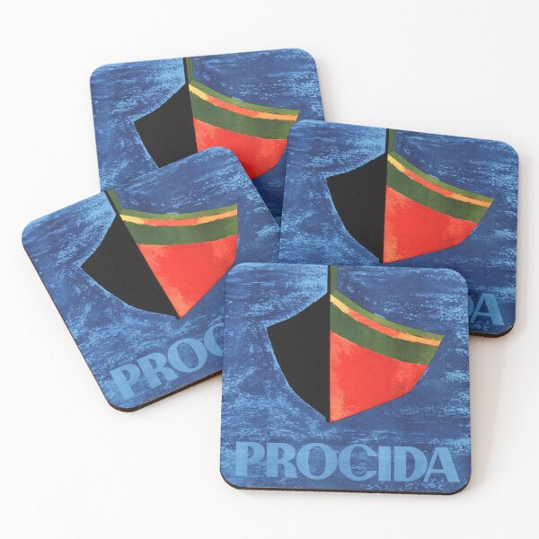 Item preview, PROCIDA ITALY ISLAND Coast Of Napoli Vintage Tourism Advertisement Art Deco Poster designed and sold by retroposters.