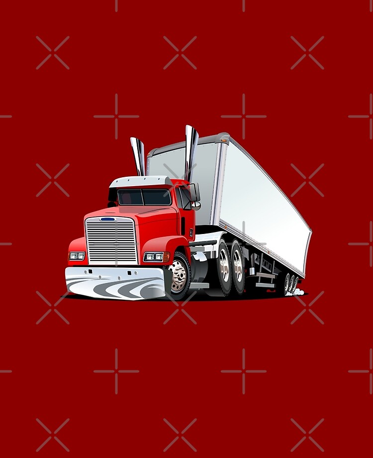 Cartoon semi truck Cartoon semi truck