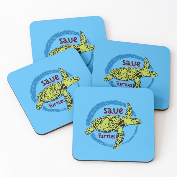 Item preview, SAVE THE TURTLES! TURTLE-TASTIC ECO TURTLE LOGO MOTIF designed and sold by Clifford Hayes.