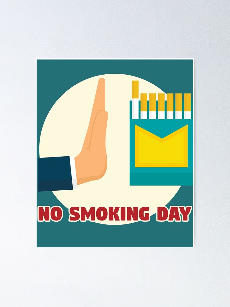World No Smoking Day No Smoking Day Cigarettes No Thanks! Poster