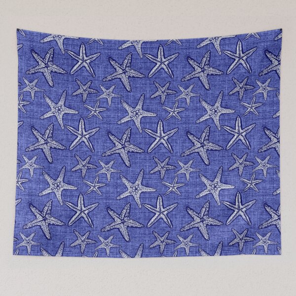 Item preview, Blue starfish textured   designed and sold by MagentaRose.