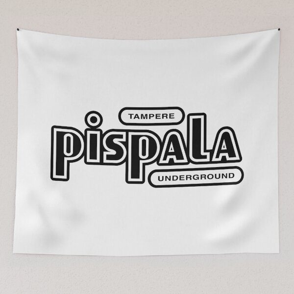 Item preview, Tampere Pispala Underground (musta teksti) designed and sold by futurytmi.