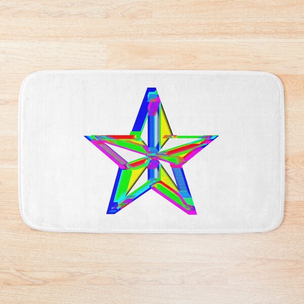 Item preview, Datamoshed Star - Glitch Art designed and sold by Dator.