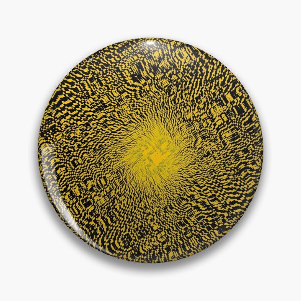 Item preview, Yellow Glitch Circle Sun designed and sold by Dator.