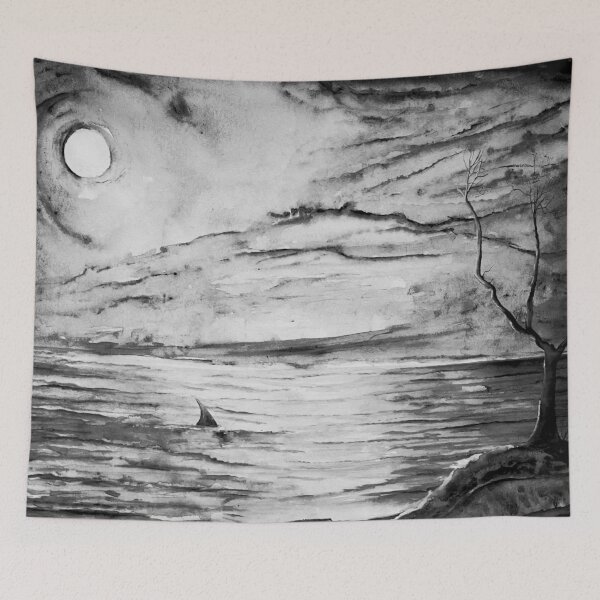 Item preview, Black and white full moon  designed and sold by Kissart.