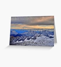 Mountain Alps Greeting Card