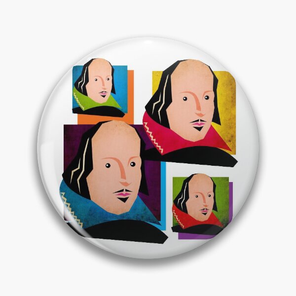 Item preview, SIR WILLIAM SHAKESPEARE - COLOURFUL, POP-ART STYLE COLLAGE ILLUSTRATION designed and sold by Clifford Hayes.