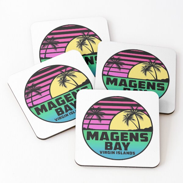 Artikelvorschau, Magens Bay Jungferninseln Saint Thomas Tropical Beach Surfen Scuba Surf Urlaub entworfen und verkauft von DESTINATIONS DECAL DOS.
