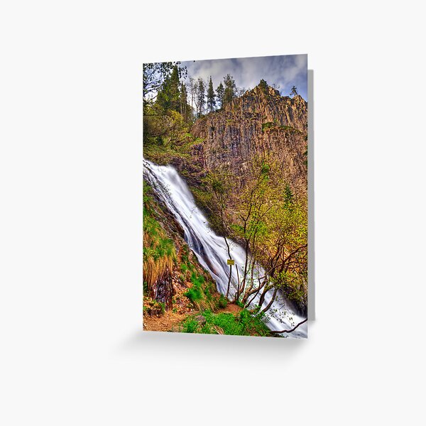 Orfei Waterfall Greeting Card