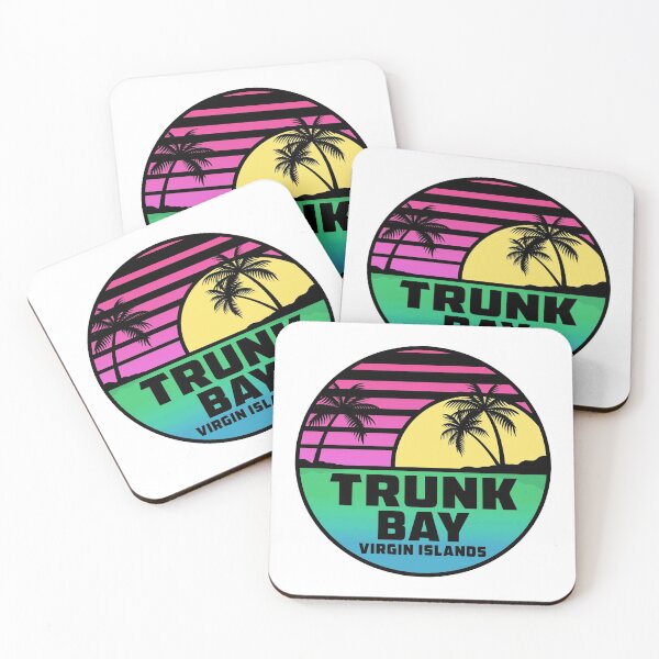 Item preview, Trunk Bay Virgin Islands Saint John Tropical Beach Surfing Scuba Surf  Vacation  designed and sold by DESTINATIONS DECAL DOS.