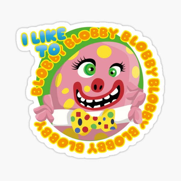 I like to Blobby Sticker