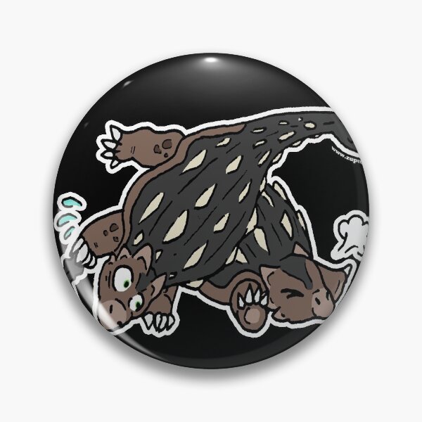 Item preview, Andy and Anna the Ankylosaurs Sticker designed and sold by Zuperbuu Works.