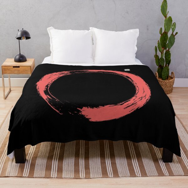 Item preview, Black and Red Ensō / Japanese Zen Circle designed and sold by Thoth Adan.