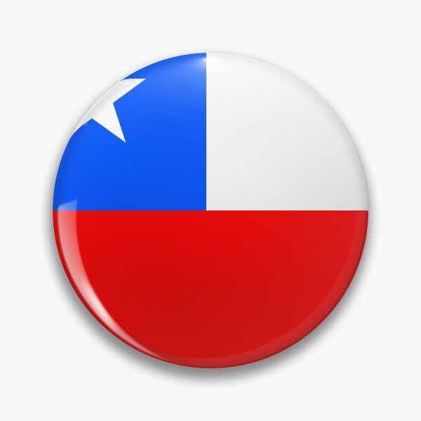 Item preview, Official National Flag of Chile | "La Estrella Solitaria" - Bright Color Version designed and sold by Dator.