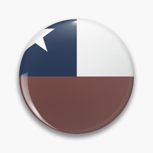 Item preview, Official National Flag of Chile | "La Estrella Solitaria" - Desaturated Color Version designed and sold by Dator.