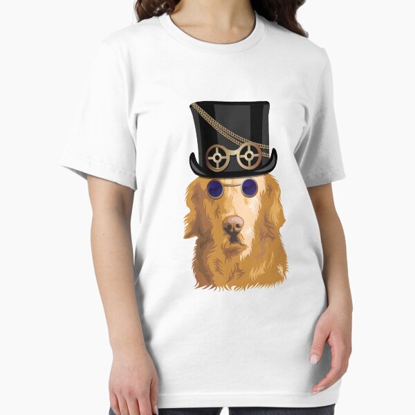Item preview, Steampunk Golden Retriever Illustration designed and sold by Gerald Waters.